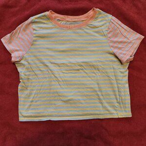 PacSun Striped Baby Tee Shirt